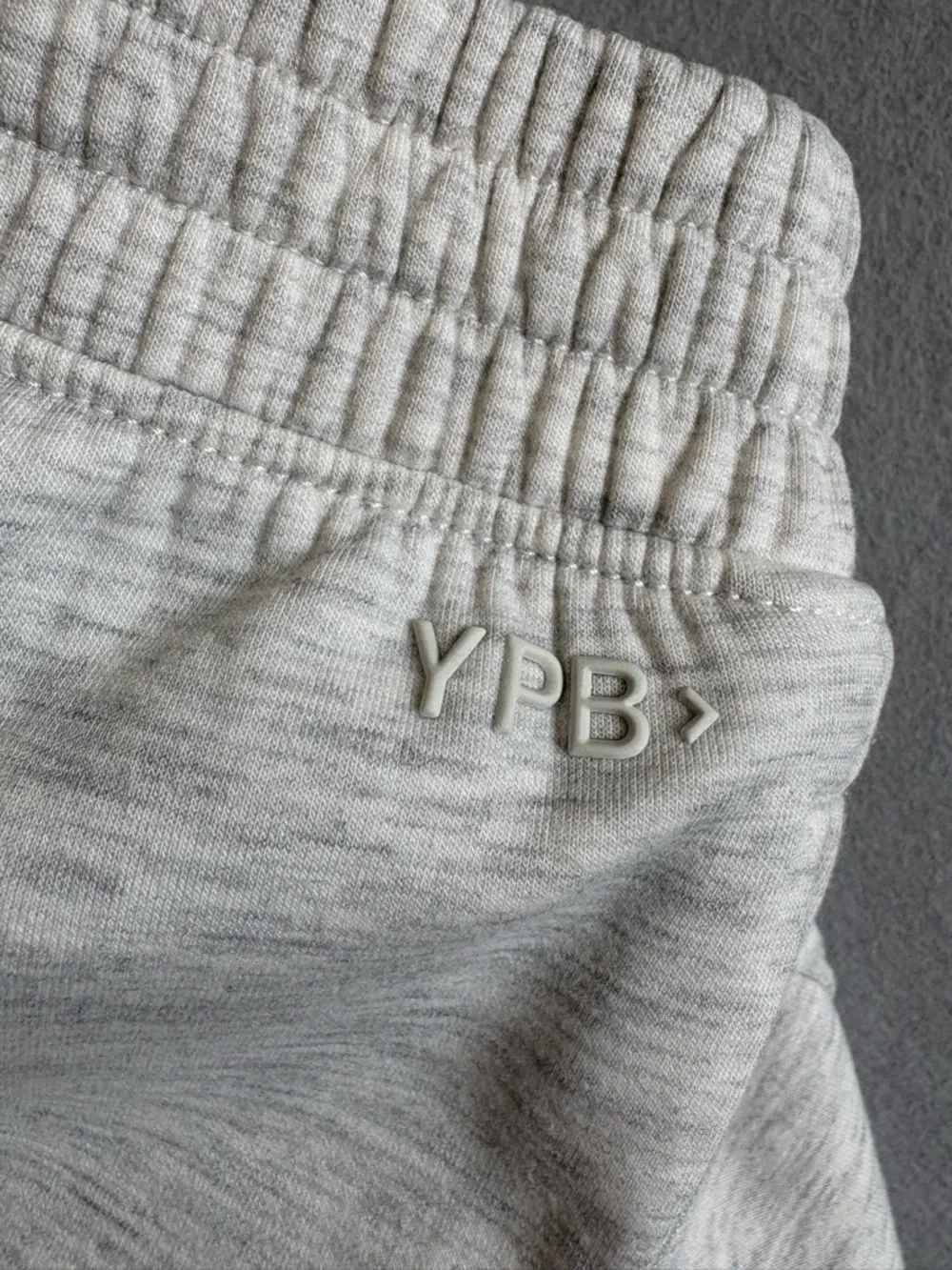 Abercrombie & Fitch YPB neoKNIT Light Heather Gray Sweatpants sz M - Picture 5 of 8